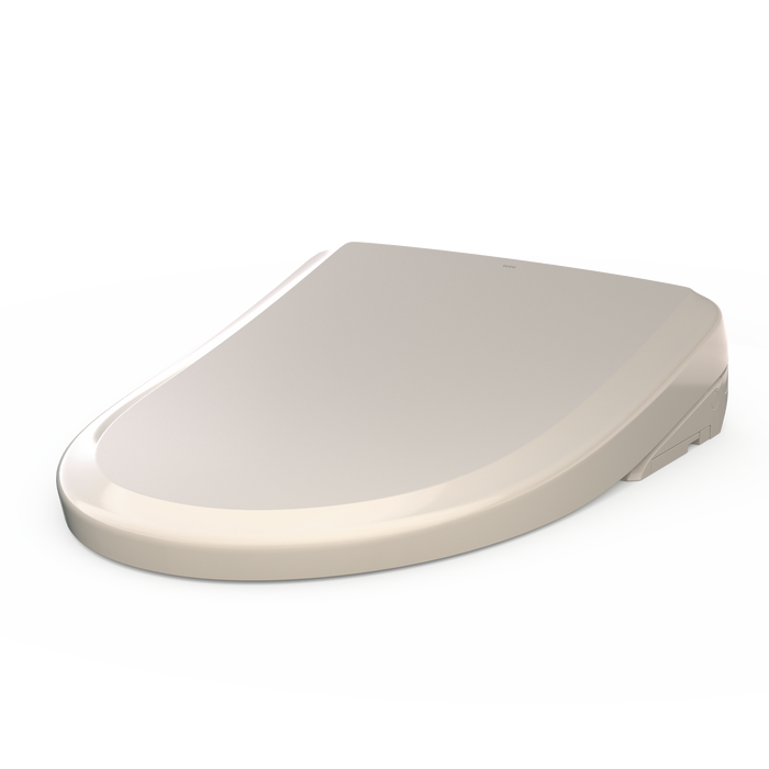 TOTO WASHLET S7A Electronic Bidet Toilet Seat with EWATER+ Bowl and Wand Cleaning and Auto Open and Close Classic Lid, Elongated, Sedona Beige