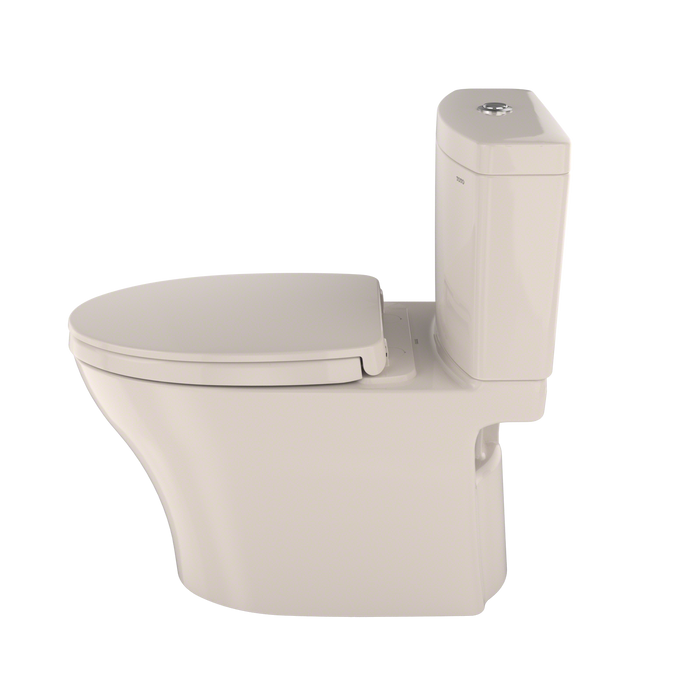 TOTO Aquia IV WASHLET+ Two-Piece Elongated Dual Flush 1.28 and 0.9 GPF Toilet with CEFIONTECT,  MS446124CEMGN#12