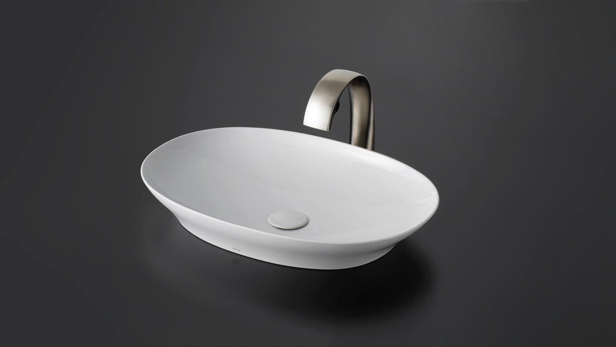 TOTO ZN 1.1 GPM Electronic Touchless Bathroom Faucet with SOFT FLOW and SAFETY THERMO Technology, Brushed Nickel - TLP01701U#BN
