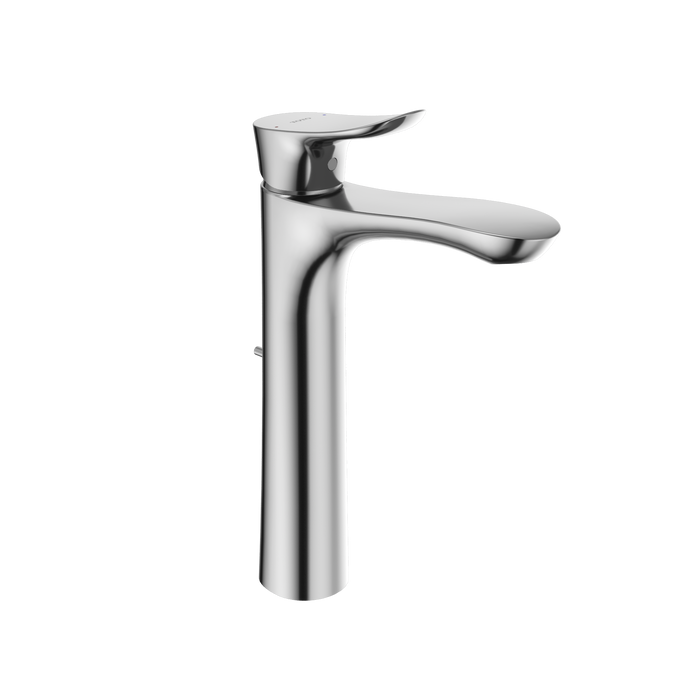 TOTO GO 1.2 GPM Single Handle Vessel Bathroom Sink Faucet with COMFORT GLIDE Technology, Polished Chrome