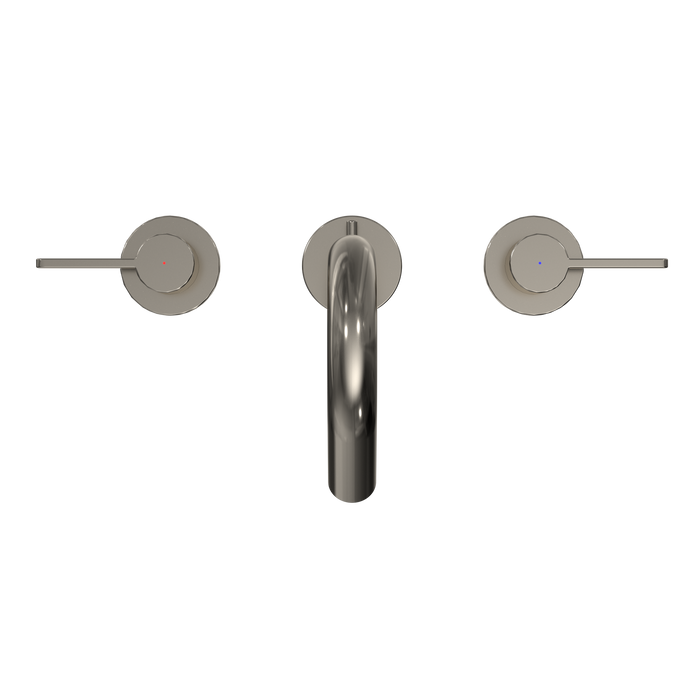 TOTO GF Series 1.2 GPM Two Lever Handle Widespread Bathroom Sink Faucet, Polished Nickel - TLG11201UA#PN