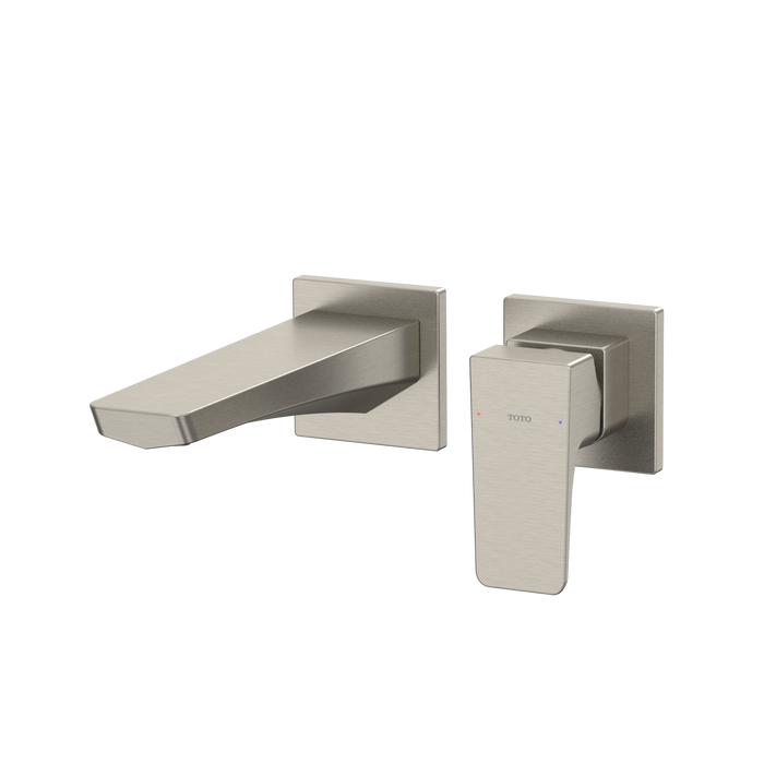 TOTO GE 1.2 GPM Wall-Mount Single-Handle Bathroom Faucet with COMFORT GLIDE Technology, Brushed Nickel