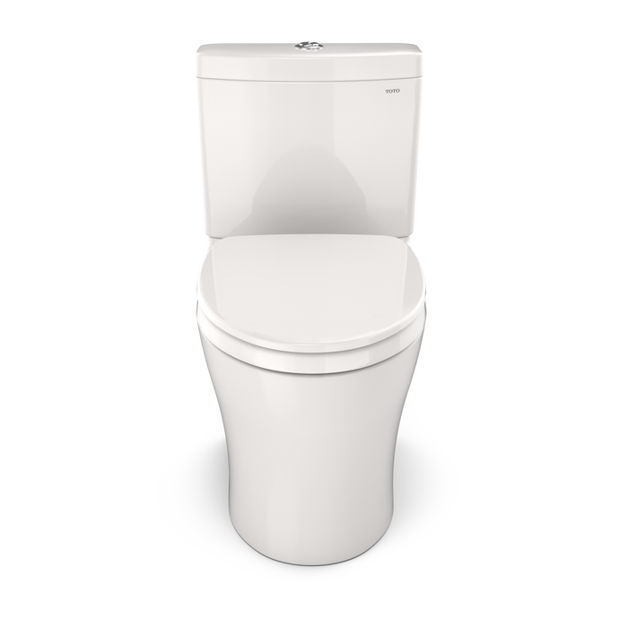 TOTO¨ Aquia IV Two-Piece Elongated Dual Flush 1.28 and 0.9 GPF Universal Height Toilet with CEFIONTECT, WASHLET+ Ready, Colonial White - MS446124CEMFGN#11