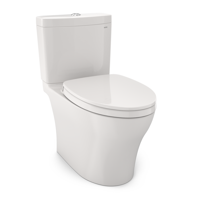 TOTO Aquia IV WASHLET+ Two-Piece Elongated Dual Flush 1.28 and 0.9 GPF Toilet with CEFIONTECT