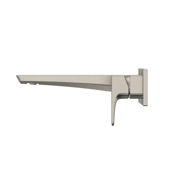 TOTO GE 1.2 GPM Wall-Mount Single-Handle Long Bathroom Faucet with COMFORT GLIDE Technology, Brushed Nickel