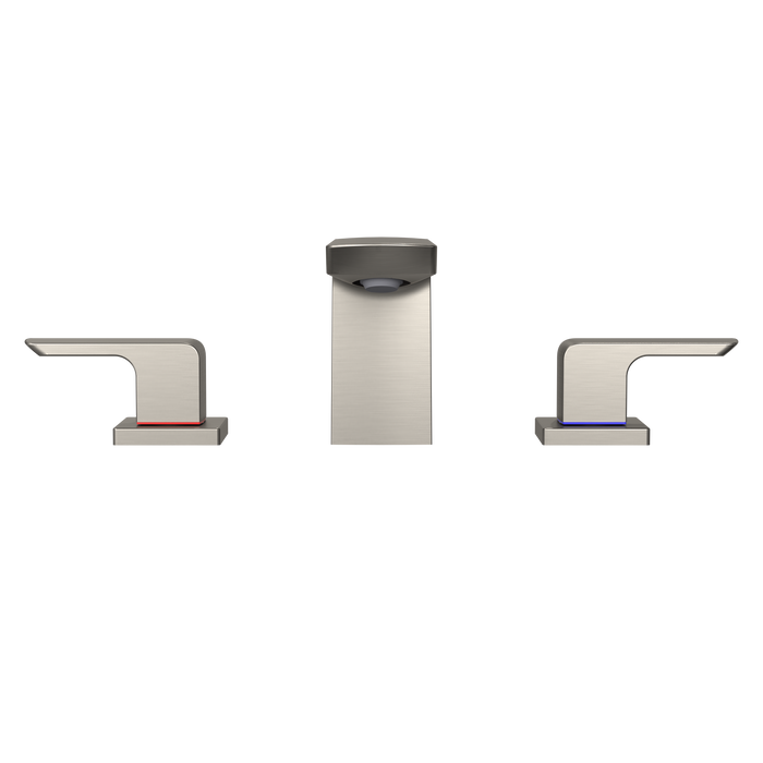 TOTO GR Series 1.2 GPM Two Handle Widespread Bathroom Sink Faucet with Drain Assembly, Brushed Nickel