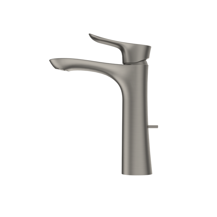 TOTO GO 1.2 GPM Single Handle Semi-Vessel Bathroom Sink Faucet with COMFORT GLIDE Technology, Brushed Nickel