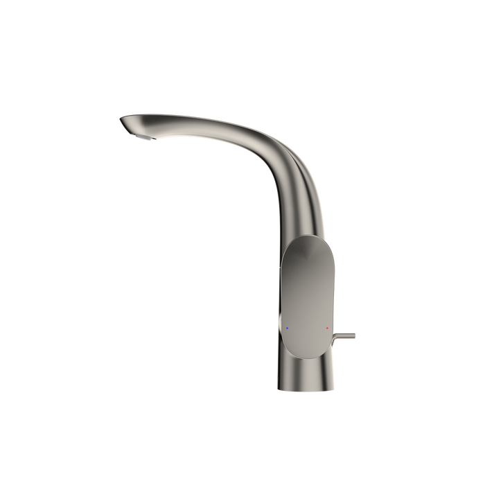 TOTO GO 1.2 GPM Single Side-Handle Bathroom Sink Faucet with COMFORT GLIDE Technology and Drain Assembly, Polished Nickel