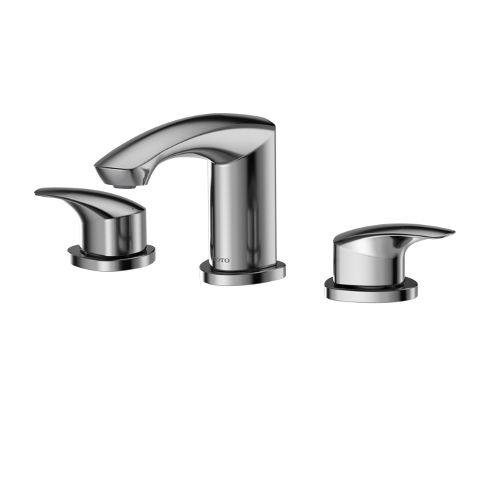TOTO GM 1.2 GPM Two Handle Widespread Bathroom Sink Faucet, Polished Chrome