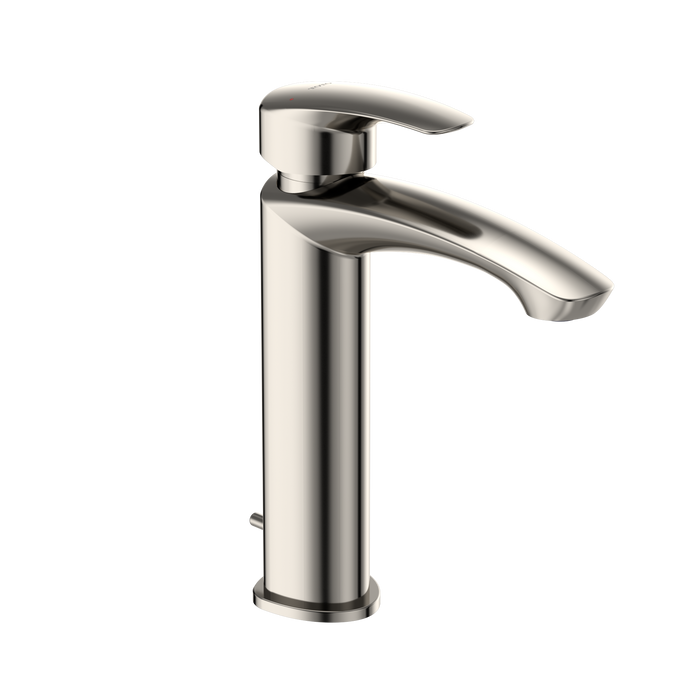 TOTO GM 1.2 GPM Single Handle Semi-Vessel Bathroom Sink Faucet with COMFORT GLIDE Technology, Polished Nickel - TLG09303U#PN