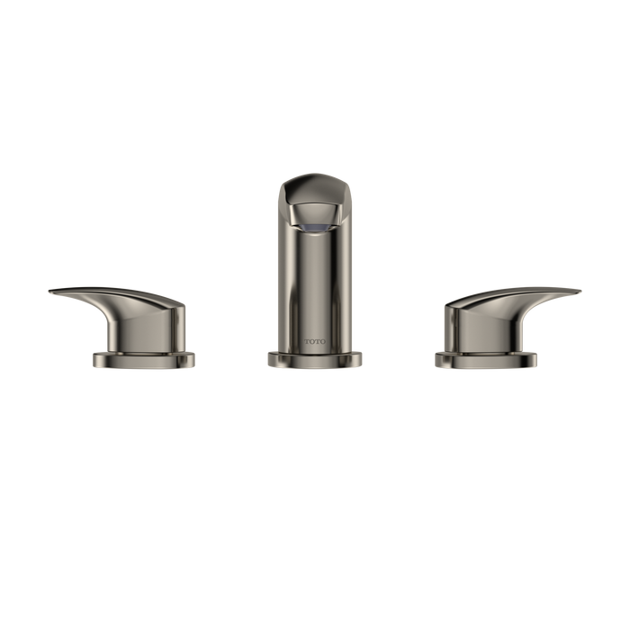TOTO GM 1.2 GPM Two Handle Widespread Bathroom Sink Faucet, Polished Nickel