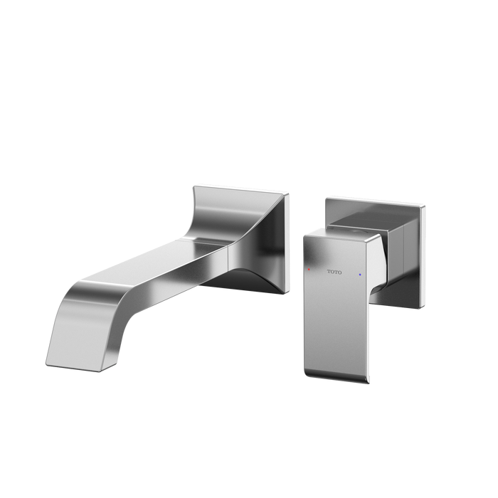 TOTO GC 1.2 GPM Wall-Mount Single-Handle Long Bathroom Faucet with COMFORT GLIDE Technology, Polished Chrome