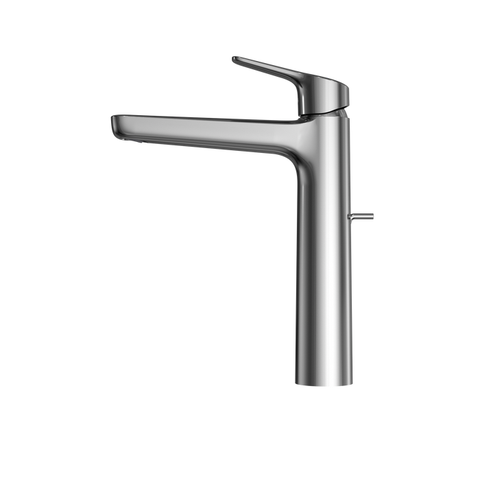 TOTO GS Series 1.2 GPM Single Handle Bathroom Faucet for Vessel Sink with COMFORT GLIDE Technology and Drain Assembly, Polished Chrome