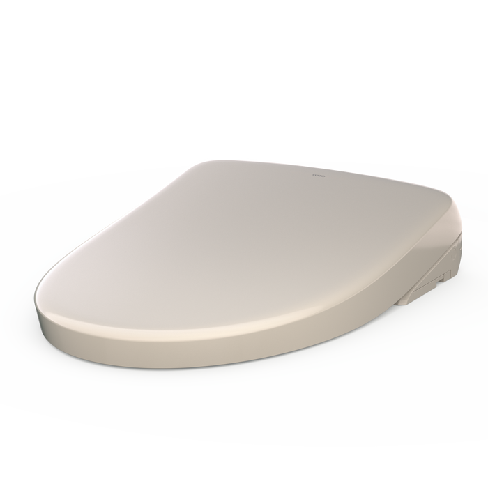 TOTO WASHLET S7A Electronic Bidet Toilet Seat with EWATER+ Bowl and Wand Cleaning, Auto Open and Close Contemporary Lid, Elongated, Sedona Beige