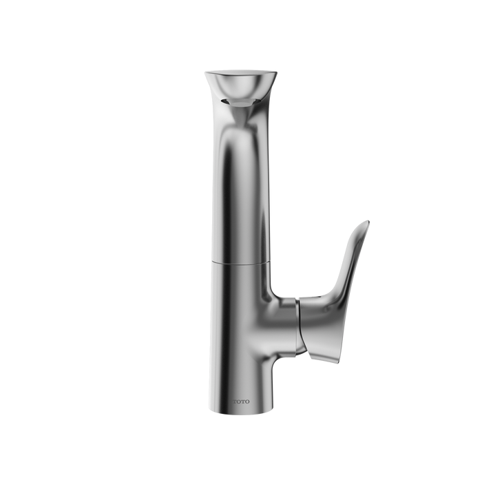 TOTO GO 1.2 GPM Single Side-Handle Bathroom Sink Faucet with COMFORT GLIDE Technology and Drain Assembly, Polished Chrome