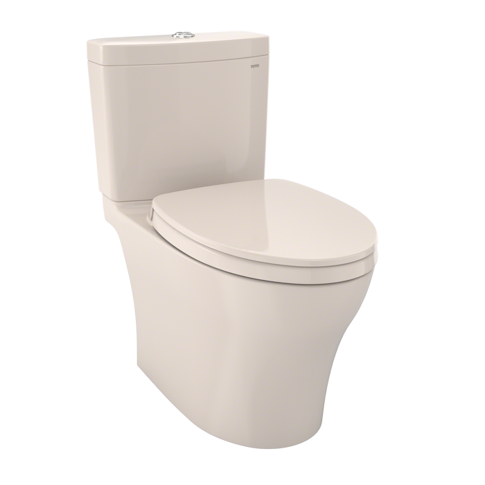 TOTO Aquia IV WASHLET+ Two-Piece Elongated Dual Flush 1.28 and 0.9 GPF Toilet with CEFIONTECT,  MS446124CEMGN#12