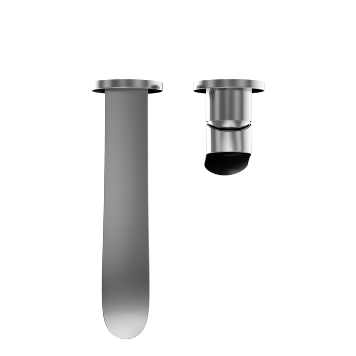 TOTO GO 1.2 GPM Wall-Mount Single-Handle L Bathroom Faucet with COMFORT GLIDE Technology, Polished Chrome