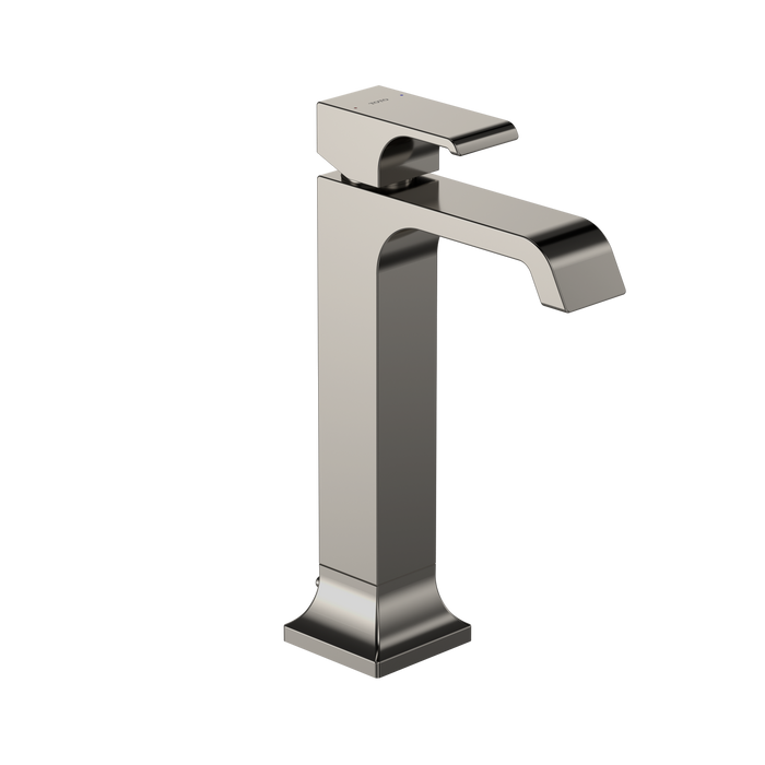 TOTO GC 1.2 GPM Single Handle Vessel Bathroom Sink Faucet with COMFORT GLIDE Technology, Polished Nickel