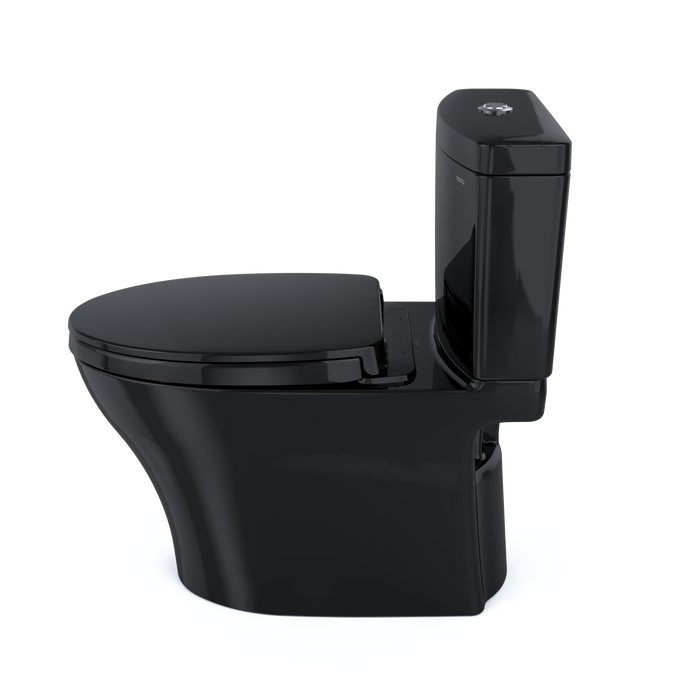 TOTO Aquia IV WASHLET+ Two-Piece Elongated Dual Flush 1.28 and 0.9 GPF Toilet, Ebony - MS446124CEMN#51