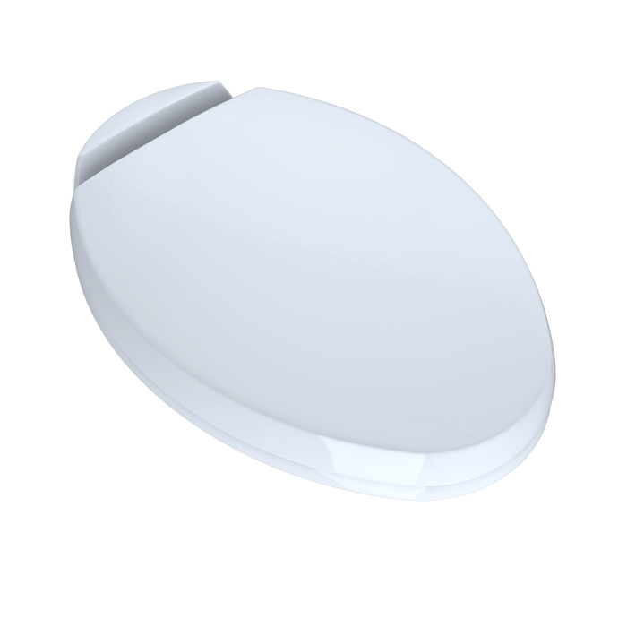 TOTO Oval SoftClose Slow Close Elongated Toilet Seat and Lid, Cotton White - SS204#01