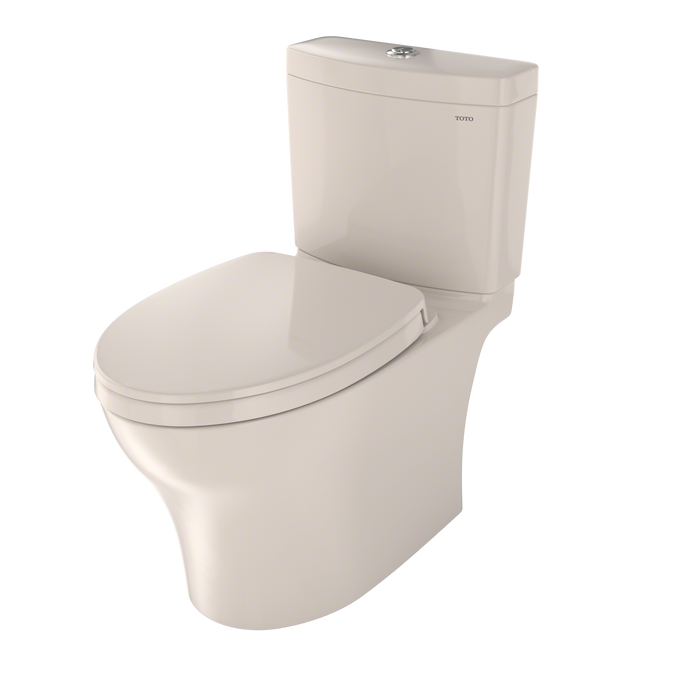 TOTO Aquia IV WASHLET+ Two-Piece Elongated Dual Flush 1.28 and 0.9 GPF Toilet with CEFIONTECT,  MS446124CEMGN#12