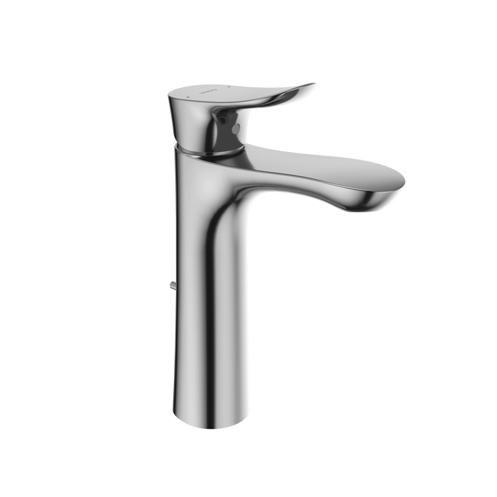 TOTO GO 1.2 GPM Single Handle Semi-Vessel Bathroom Sink Faucet with COMFORT GLIDE Technology, Polished Chrome