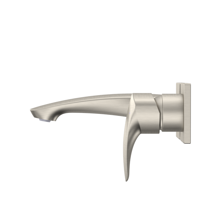 TOTO GM 1.2 GPM Wall-Mount Single-Handle Bathroom Faucet with COMFORT GLIDE Technology, Brushed Nickel