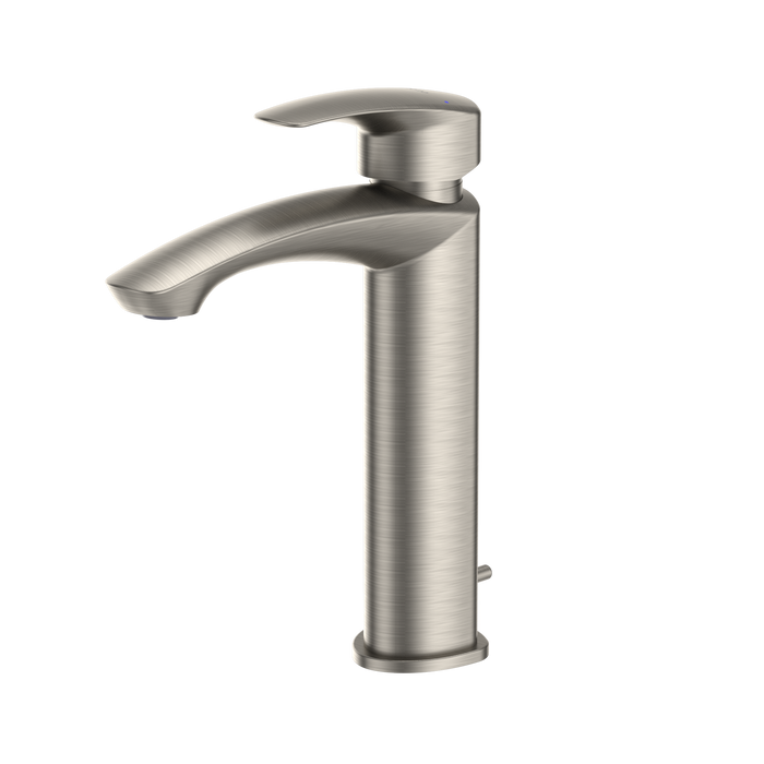 TOTO GM 1.2 GPM Single Handle Semi-Vessel Bathroom Sink Faucet with COMFORT GLIDE Technology, Brushed Nickel