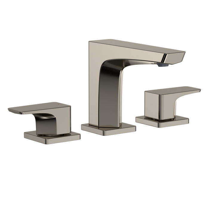 TOTO GE 1.2 GPM Two Handle Widespread Bathroom Sink Faucet, Polished Nickel