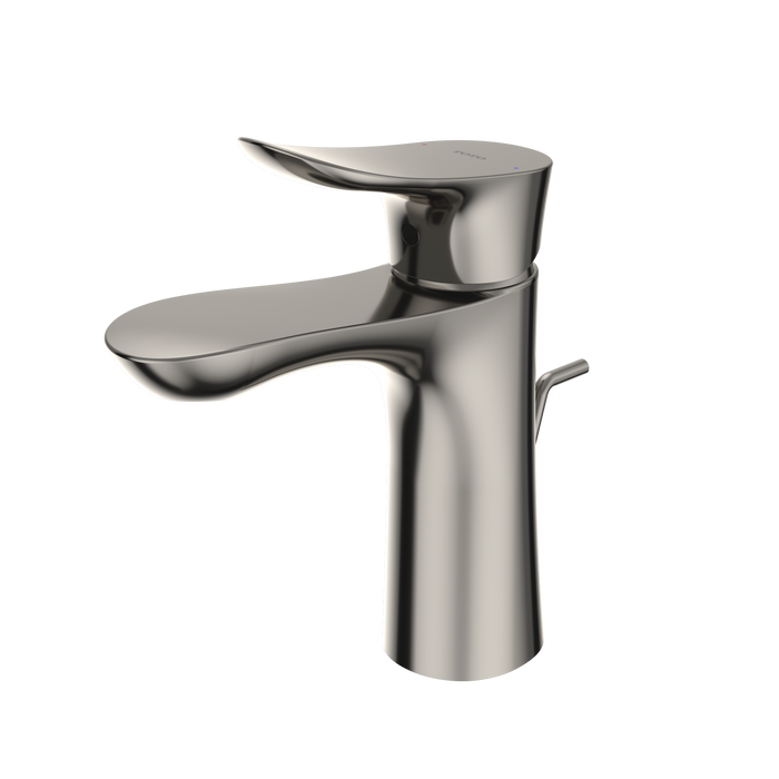 TOTO GO 1.2 GPM Single Handle Bathroom Sink Faucet with COMFORT GLIDE Technology and Drain Assembly, Polished Nickel
