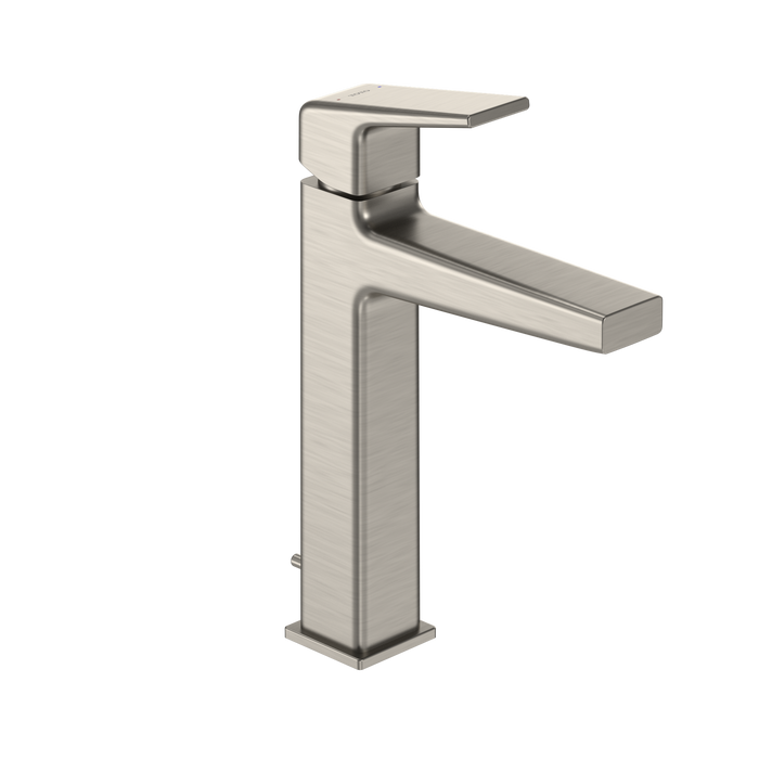 TOTO GB 1.2 GPM Single Handle Semi-Vessel Bathroom Sink Faucet with COMFORT GLIDE Technology, Brushed Nickel - TLG10303U#BN