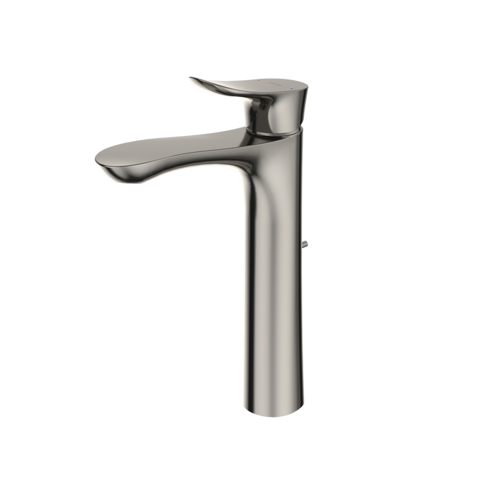 TOTO GO 1.2 GPM Single Handle Vessel Bathroom Sink Faucet with COMFORT GLIDE Technology, Polished Nickel