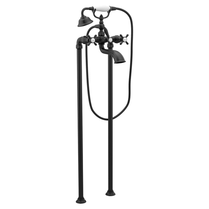 Weymouth Two-Handle Tub Filler including Handheld Shower