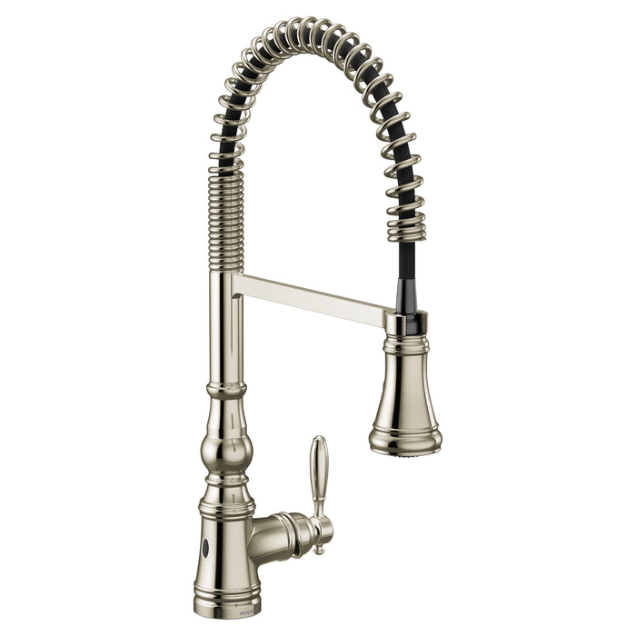 Weymouth Chrome One-Handle High Arc Pulldown Kitchen Faucet