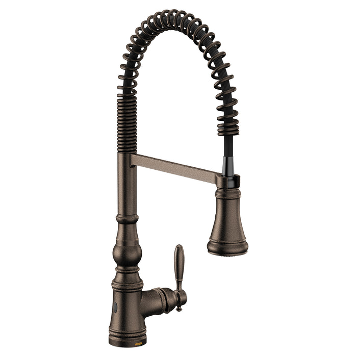 Weymouth Chrome One-Handle High Arc Pulldown Kitchen Faucet