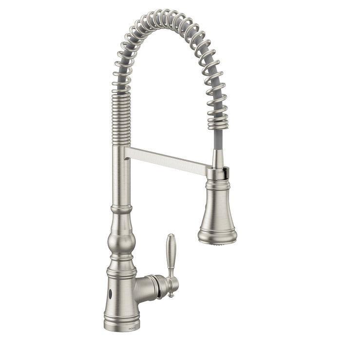 Weymouth Chrome One-Handle High Arc Pulldown Kitchen Faucet