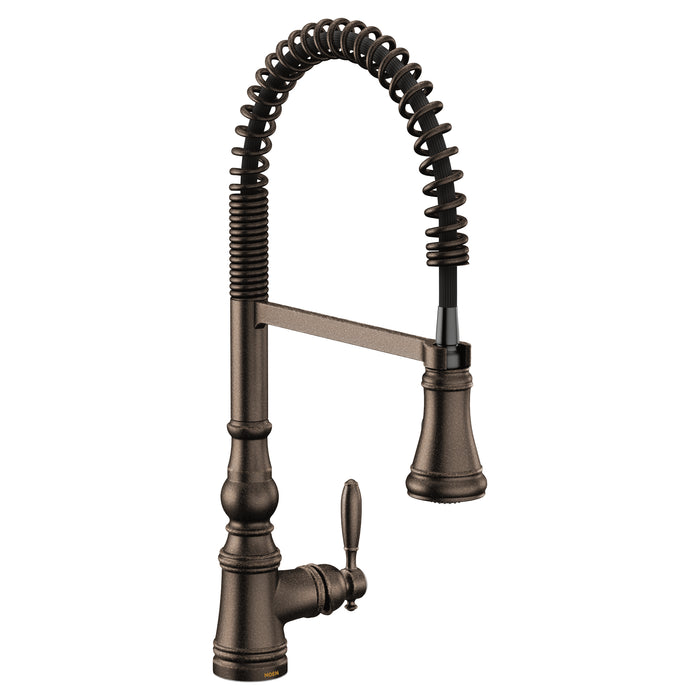 Weymouth Chrome One-Handle High Arc Pulldown Kitchen Faucet