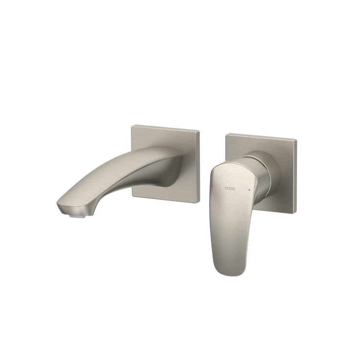 TOTO GM 1.2 GPM Wall-Mount Single-Handle Bathroom Faucet with COMFORT GLIDE Technology, Brushed Nickel