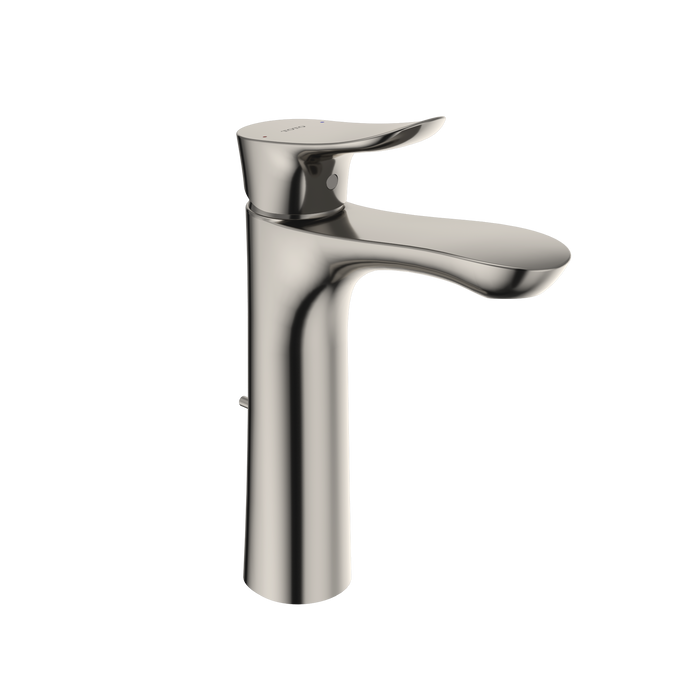 TOTO GO 1.2 GPM Single Handle Semi-Vessel Bathroom Sink Faucet with COMFORT GLIDE Technology, Polished Nickel