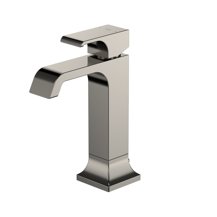 TOTO GC 1.2 GPM Single Handle Semi-Vessel Bathroom Sink Faucet with COMFORT GLIDE Technology, Polished Nickel