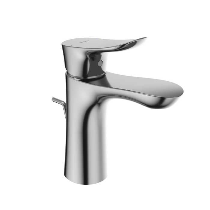 TOTO GO 1.2 GPM Single Handle Bathroom Sink Faucet with COMFORT GLIDE Technology and Drain Assembly, Polished Chrome