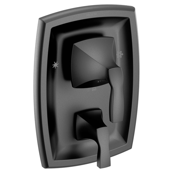 Voss Matte black Posi-Temp(R) with diverter valve trim