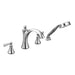 Wynford Two-Handle Diverter Roman Tub Faucet Including Handheld Shower