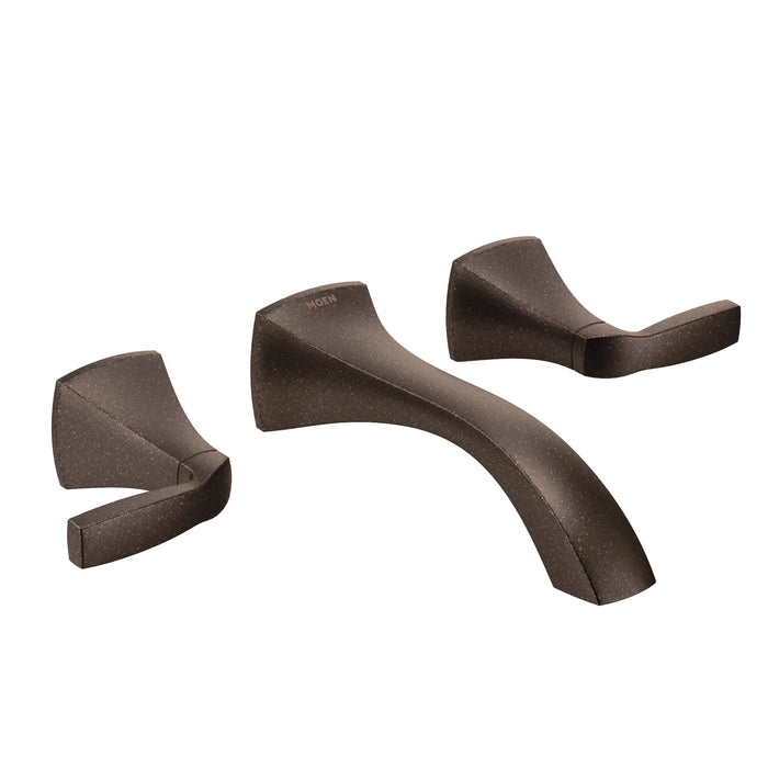 Voss Oil Rubbed Bronze Two-Handle Wall Mount Bathroom Faucet