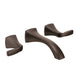 Voss Oil Rubbed Bronze Two-Handle Wall Mount Bathroom Faucet