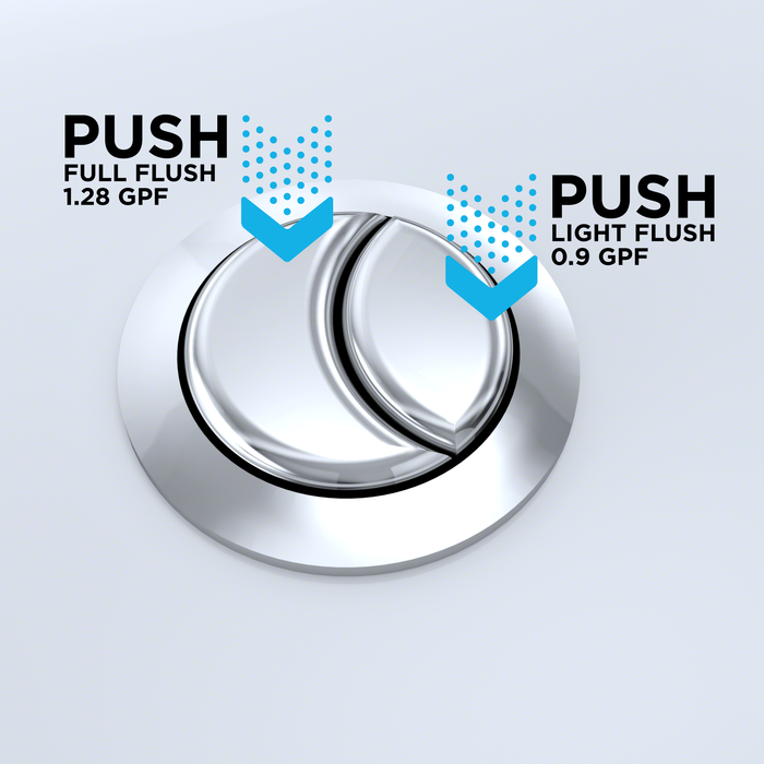TOTO Aquia IV Two-Piece Elongated Dual Flush 1.28 and 0.9 GPF Toilet with CEFIONTECT and SoftClose Seat, WASHLET+ Ready, Cotton White - MS446234CEMGN#01