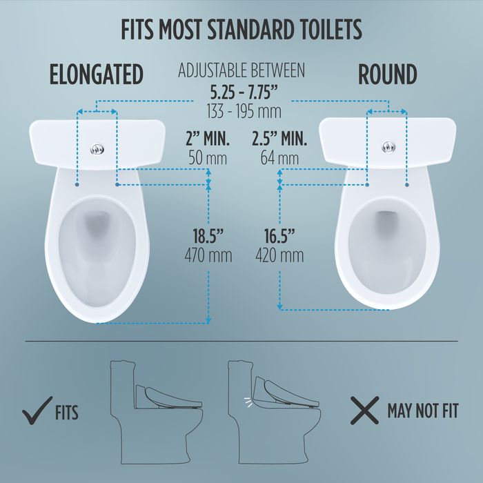 TOTO WASHLET K300 Electronic Bidet Toilet Seat with Instantaneous Water Heating, PREMIST and EWATER+ Wand Cleaning, Elongated, Cotton White - SW3036R#01