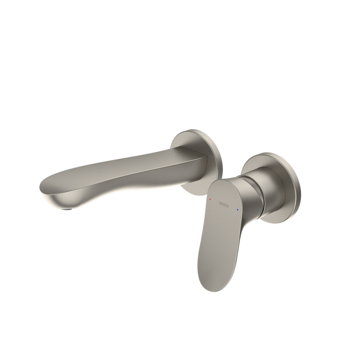 TOTO GO 1.2 GPM Wall-Mount Single-Handle Bathroom Faucet with COMFORT GLIDE Technology, Brushed Nickel