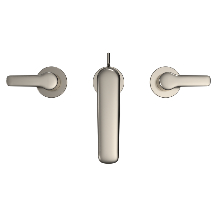TOTO GS 1.2 GPM Two Handle Widespread Bathroom Sink Faucet, Polished Nickel