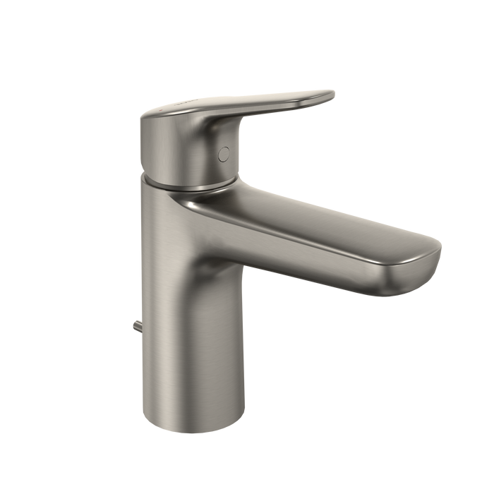 TOTO GS Series 1.2 GPM Single Handle Bathroom Sink Faucet with COMFORT GLIDE Technology and Drain Assembly, Brushed Nickel